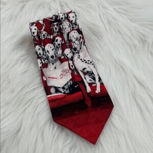 Disney 101 Dalmatians Vintage Disney Store Tie - Red/White